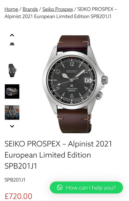 SEIKO PROSPEX - SPB201J1