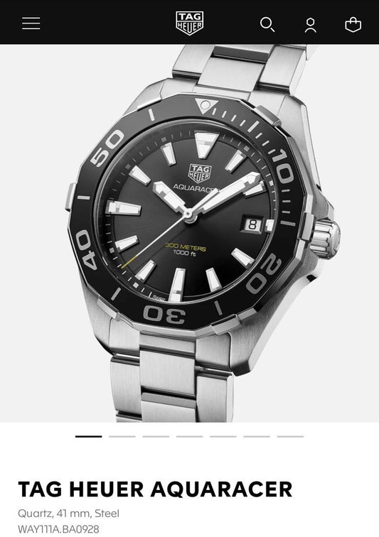 TAG HUER AQUARACER - WAY111A.BA0928